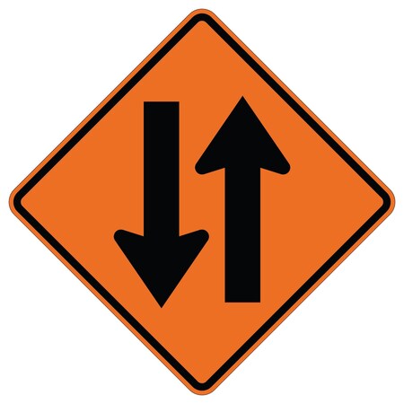 Sign Solutions Usa 18 in Height, 18 in Width, Aluminum, Diamond DUS08DFO1818W6-3